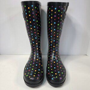 Women's Western Chief Ditsy Dot Tall Rain Boot 7